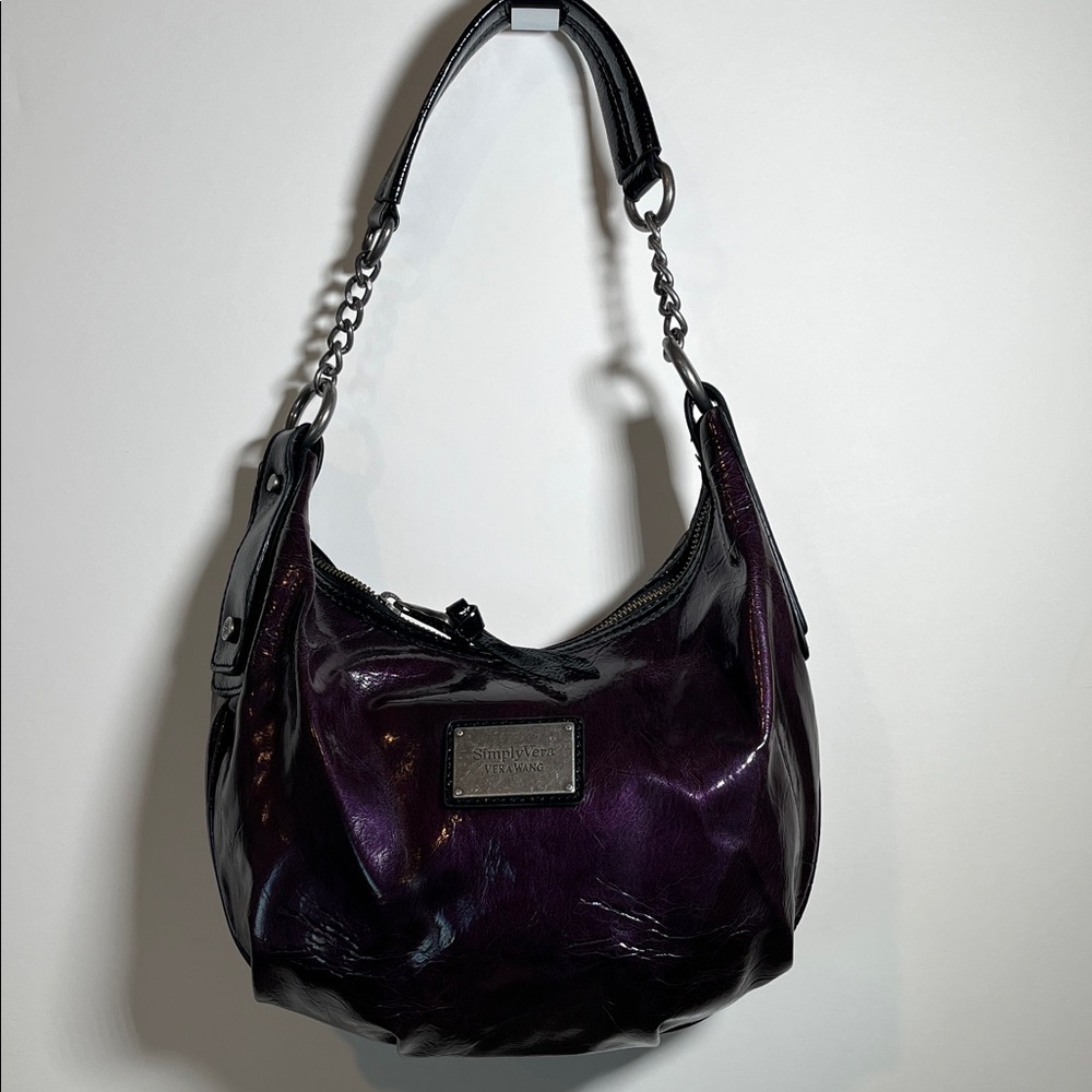 Simply Vera Vera Wang Dark Purple Hobo Bag